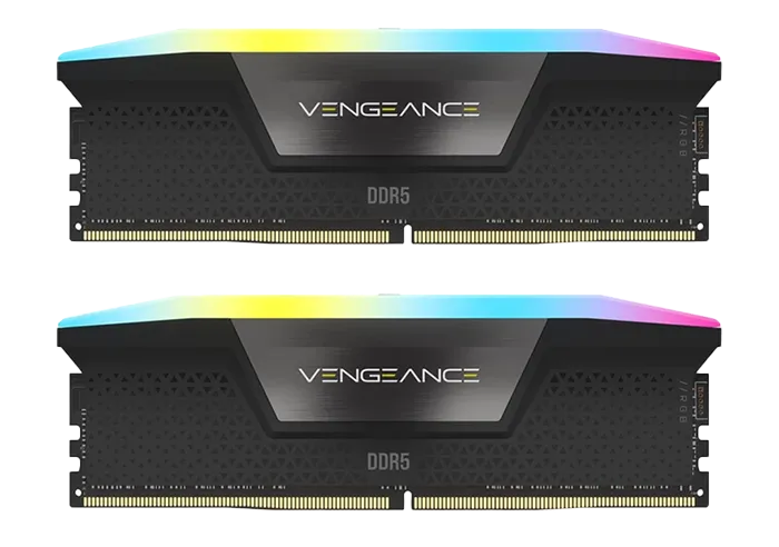 رم دسکتاپ (32GB*2) 64 گیگابایت Corsair مدل VENGEANCE RGB DDR5 5600MHz